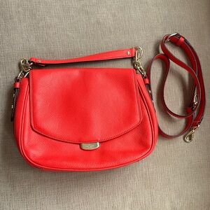 Kate Spade Red Leather Shoulder Bag